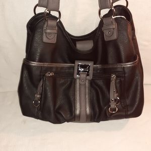 💙 (5/$35) Rosetti Black and Gray Purse